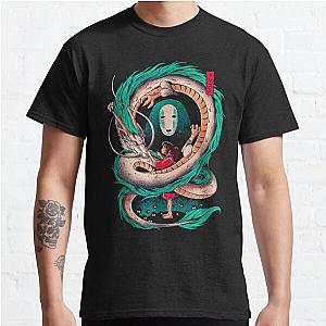 Spirited Away - Retro- Away- Spirited- Face- No Classic T-Shirt RB2212