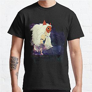 Princess Mononoke - Masked Princess Mononoke Illustration - Smoke And Magical Fog Classic T-Shirt RB2212