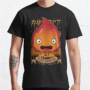 Howl’s Moving Castle - Fire Demon Classic T-Shirt RB2212