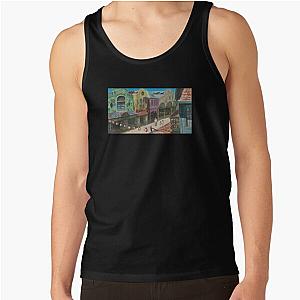 Spirited Away - Chihiro lost in city -  Spirited Away Tank Top RB2212