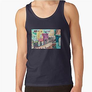 Spirited Away - Chihiro's Lost Town -  Anime Scene Painting Tank Top RB2212