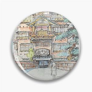 Spirited Away - Bathhouse Concept Art  Pin RB2212