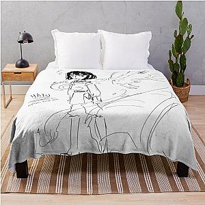 Spirited Away - Haku Ink Throw Blanket RB2212