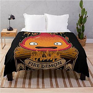 Howl’s Moving Castle - Fire Demon Throw Blanket RB2212