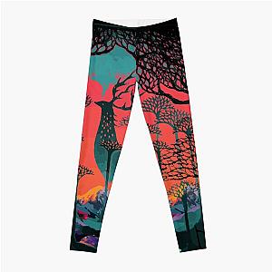 Princess Mononoke - Forest Spirit - Woodland Illustration Leggings RB2212