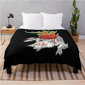 Okami - Amaterasu Rests Throw Blanket RB2212