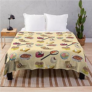 Ghibli Food Set Throw Blanket RB2212