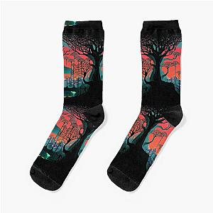 Princess Mononoke - Forest Spirit - Woodland Illustration Socks RB2212