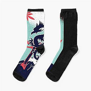 Japanese Dragon Otaku Art Socks RB2212