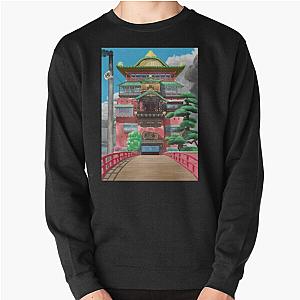 Spirited Away - Bathhouse Spirited Away Digital Art Pullover Sweatshirt RB2212