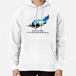 blue leaf Pullover Hoodie RB2212