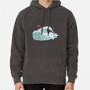 Ponyo Movie - Ponyo waves Pullover Hoodie RB2212