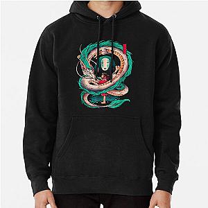 Spirited Away - Retro- Away- Spirited- Face- No Pullover Hoodie RB2212