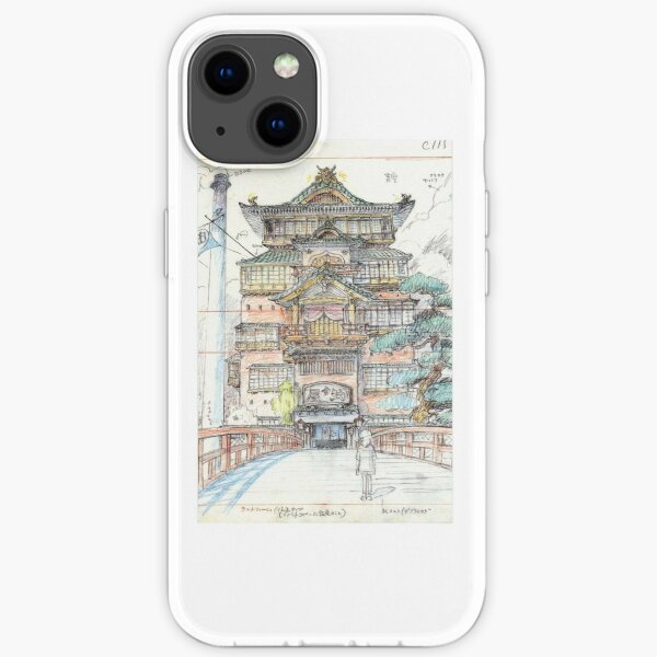 Bathhouse Concept Art  iPhone Soft Case RB2212 product Offical GHIBLI1 Merch