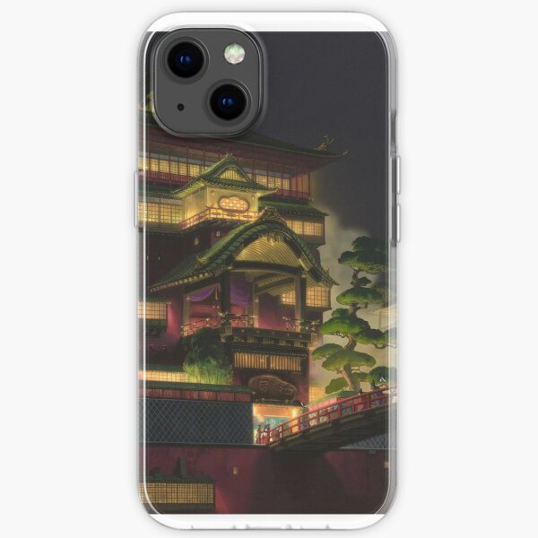 Night Bathhouse  iPhone Soft Case RB2212 product Offical GHIBLI1 Merch