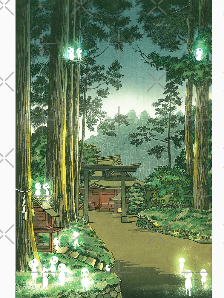 Princess Mononoke - Forest Spirit Kodama Classic T-Shirt RB2212 - ®Studio  Ghibli Shop