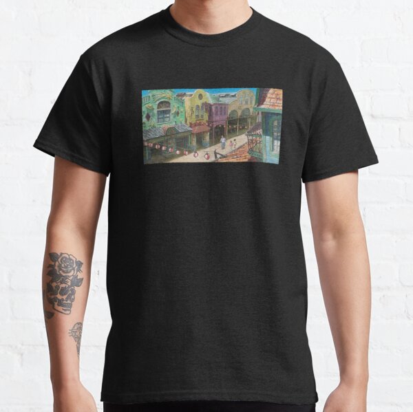 Chihiro lost in city - Spirited Away Classic T-Shirt RB2212 product Offical GHIBLI1 Merch