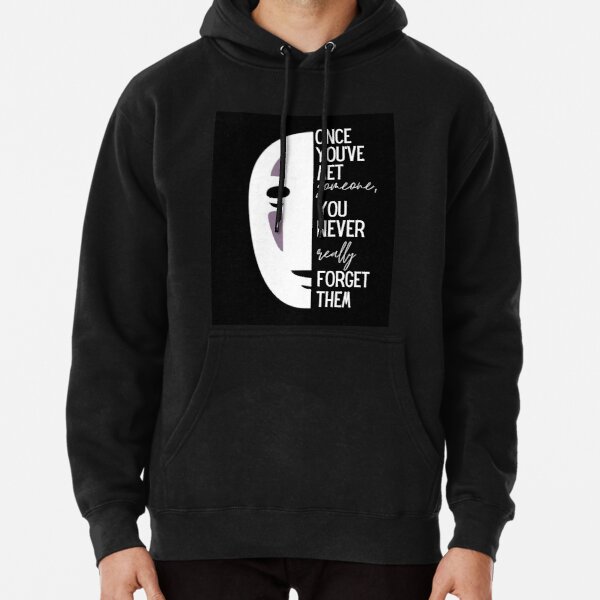 Spirited away, Once you've met someone, No face Pullover Hoodie RB2212 product Offical GHIBLI1 Merch