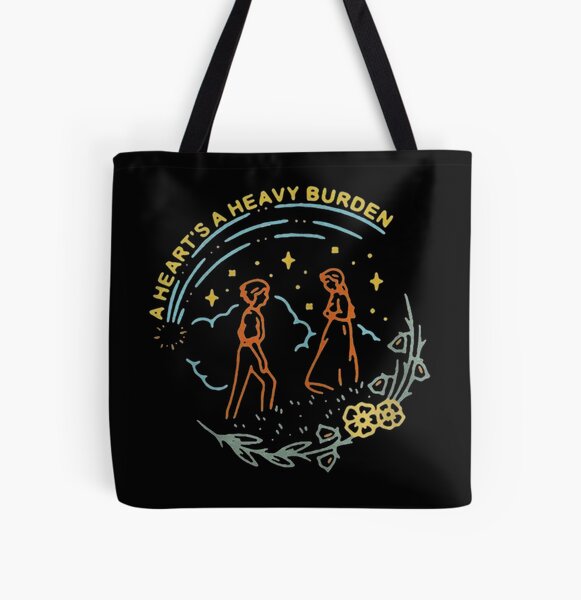 A HEARTS A HEAVY BURDEN All Over Print Tote Bag RB2212 product Offical GHIBLI1 Merch