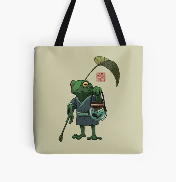 A Frog and His Son All Over Print Tote Bag RB2212 product Offical GHIBLI1 Merch