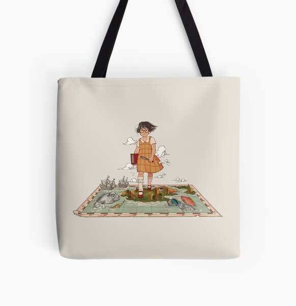 EXPLORE All Over Print Tote Bag RB2212 product Offical GHIBLI1 Merch