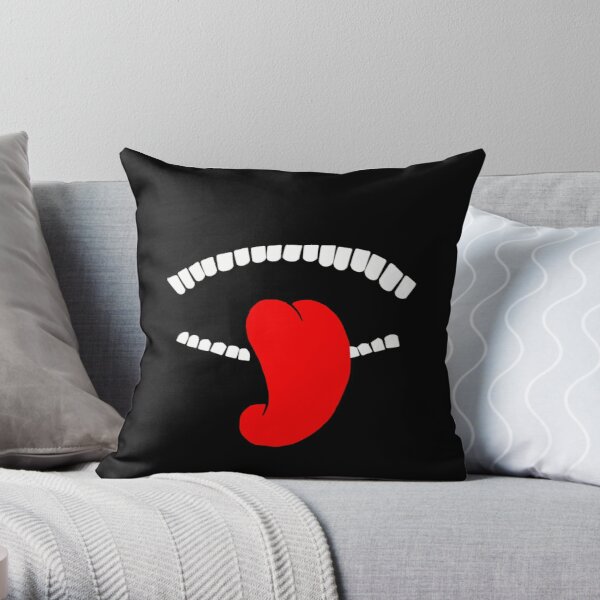 No Face Open Mouth Throw Pillow RB2212 product Offical GHIBLI1 Merch