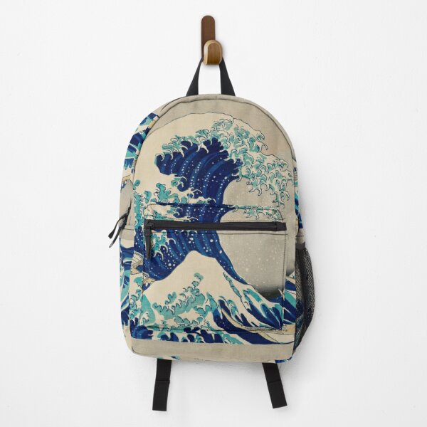 The Great Wave off Kanagawa by Katsushika Hokusai Backpack RB2212 product Offical GHIBLI1 Merch